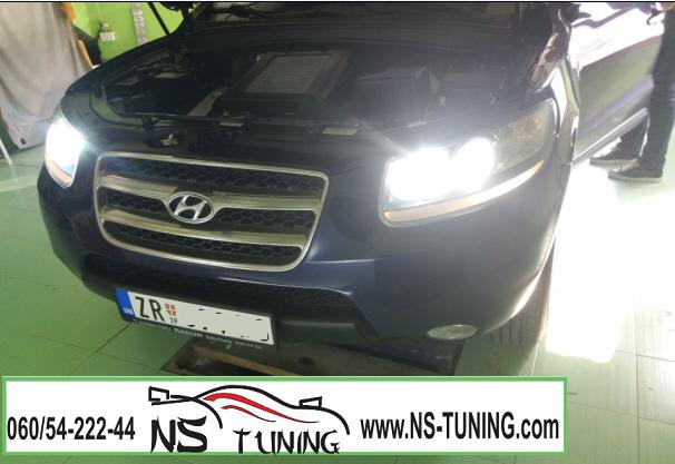 Hyundai SANTA FE ugradnja XENON Philips H7,novi sad
